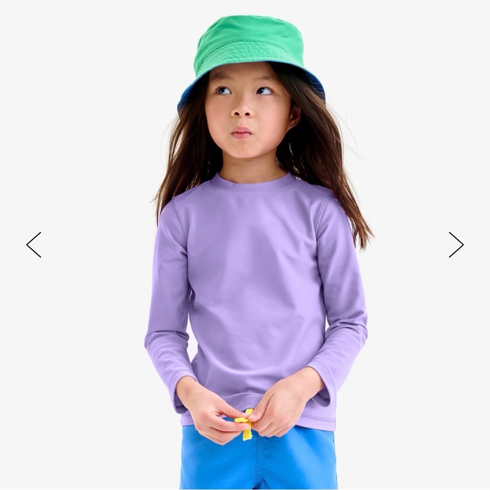 Kids Purple Rash Guard by Primary
